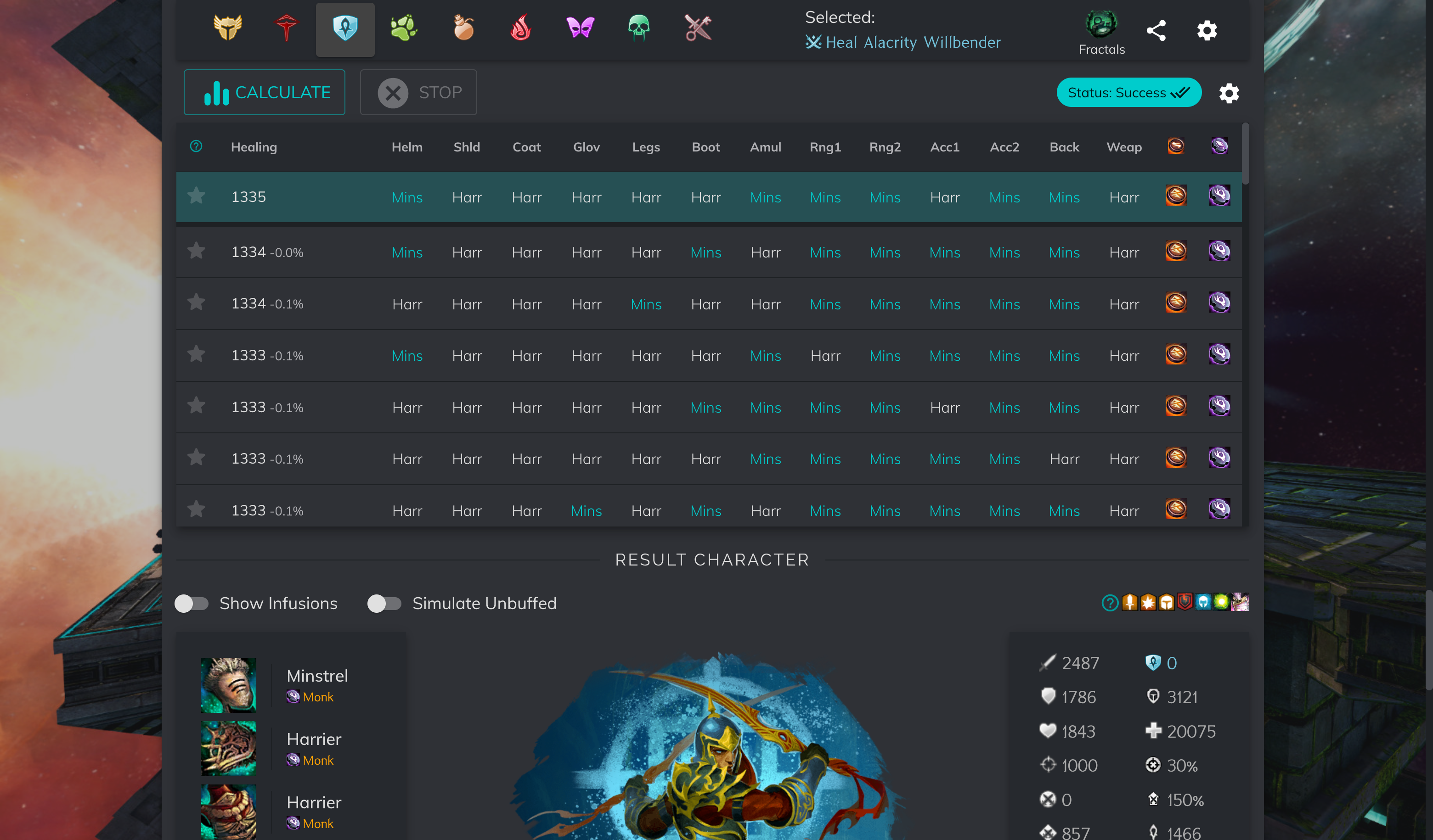 Discretize Gear Optimizer Screenshot